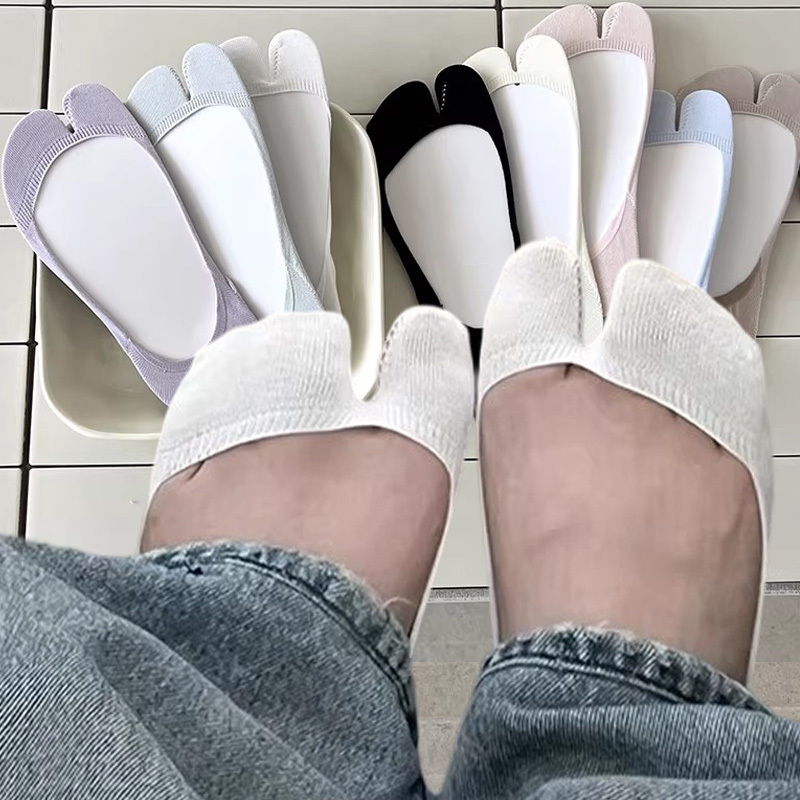 Toe Sock Split - 5pairs Summer Thin Cotton Two Toe
