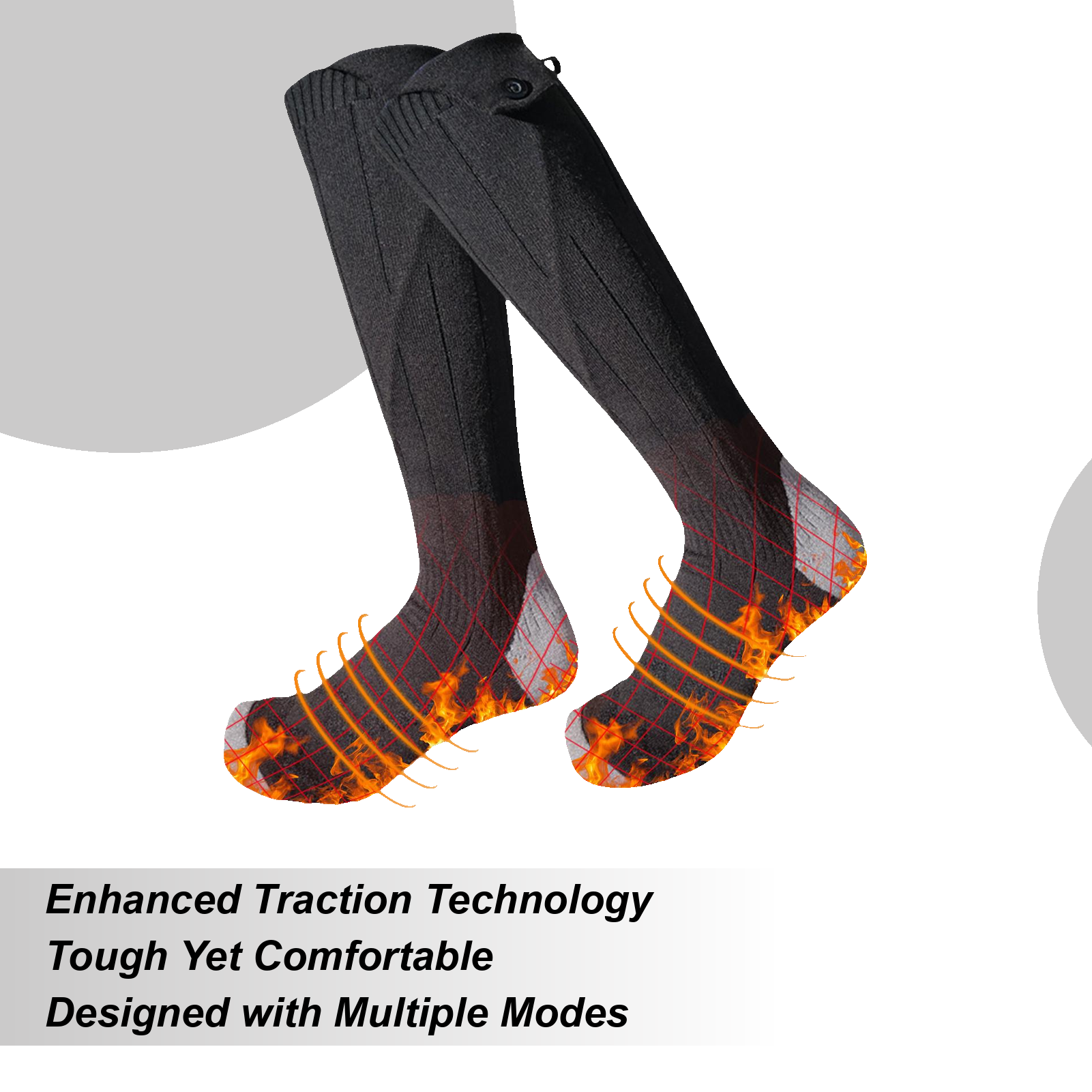 Thermal Sock Winter - Heated Socks for Men Cordless 4