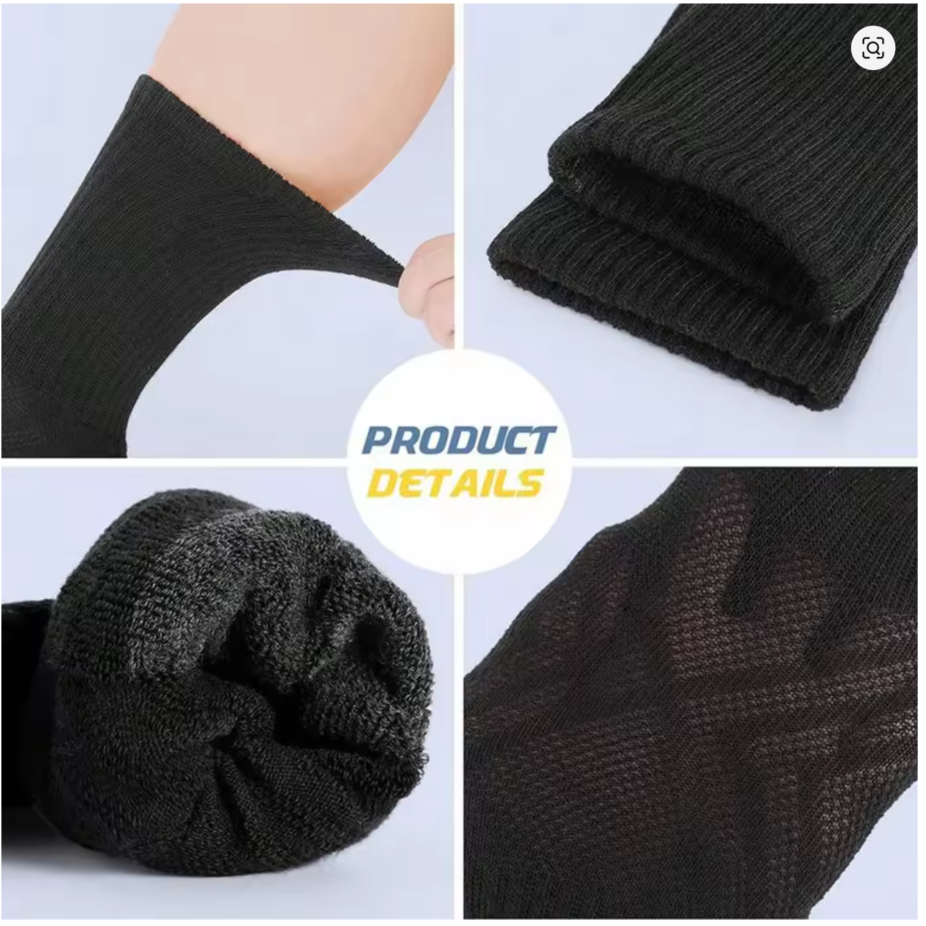 Men's 6 Pairs Pack High Perfor – Cotton Crew Sock Pack Bewertung und Preis