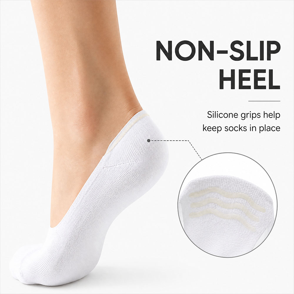6 Pairs Unisex Cotton No Show  – Invisibility Sock Loafer Bewertung und Preis