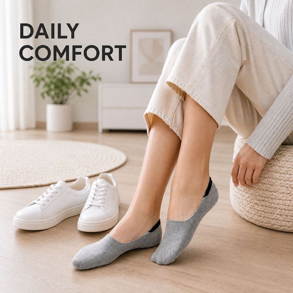 6 Pairs Unisex Cotton No Show  – Invisibility Sock Loafer Bewertung und Preis
