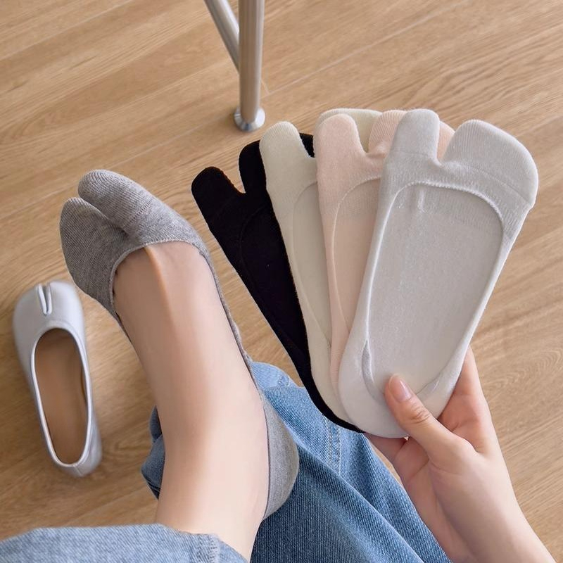 5pairs Summer Thin Cotton Two  – Toe Sock Split Bewertung und Preis