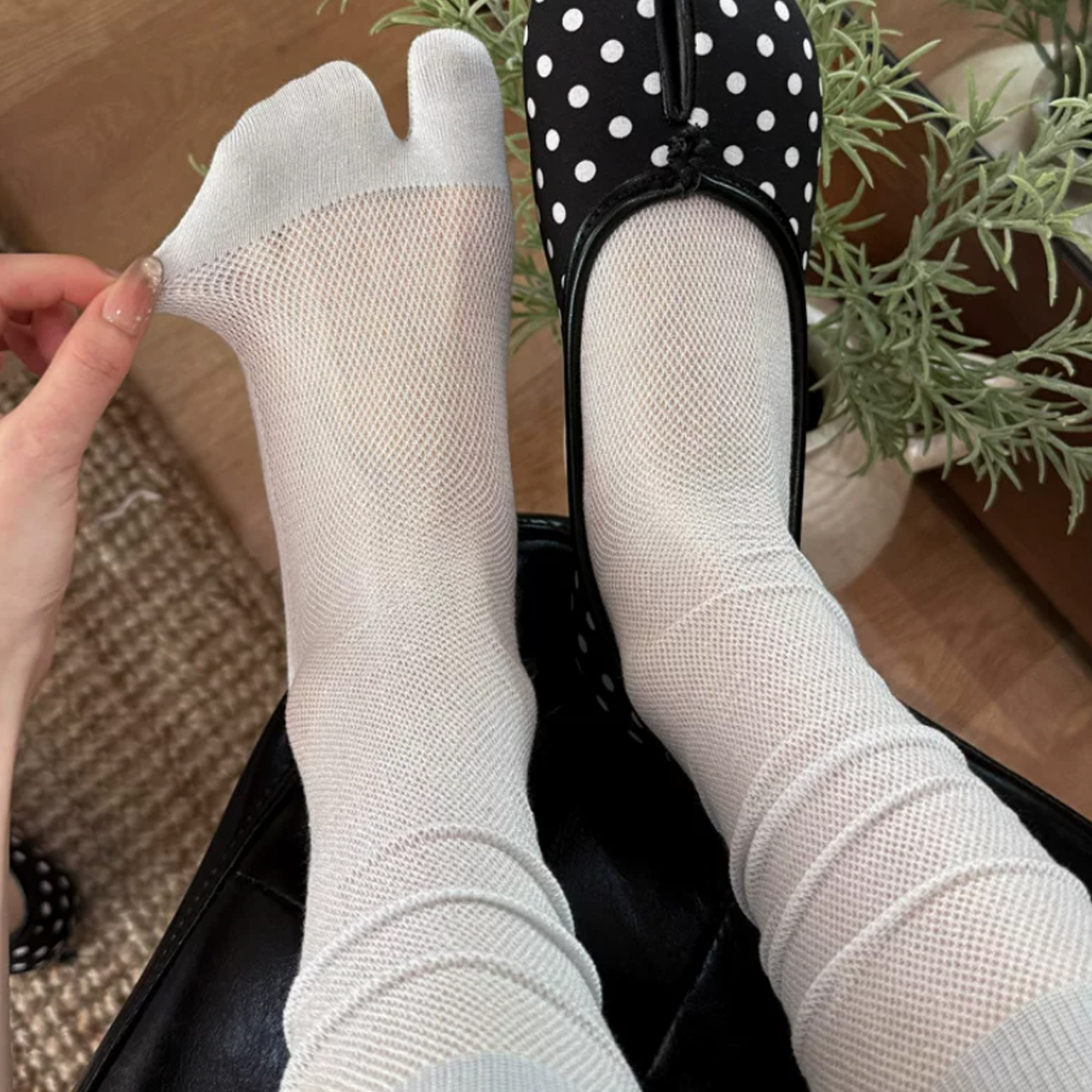 White Split Toe Socks for Wome – Toe Sock Split Bewertung und Preis