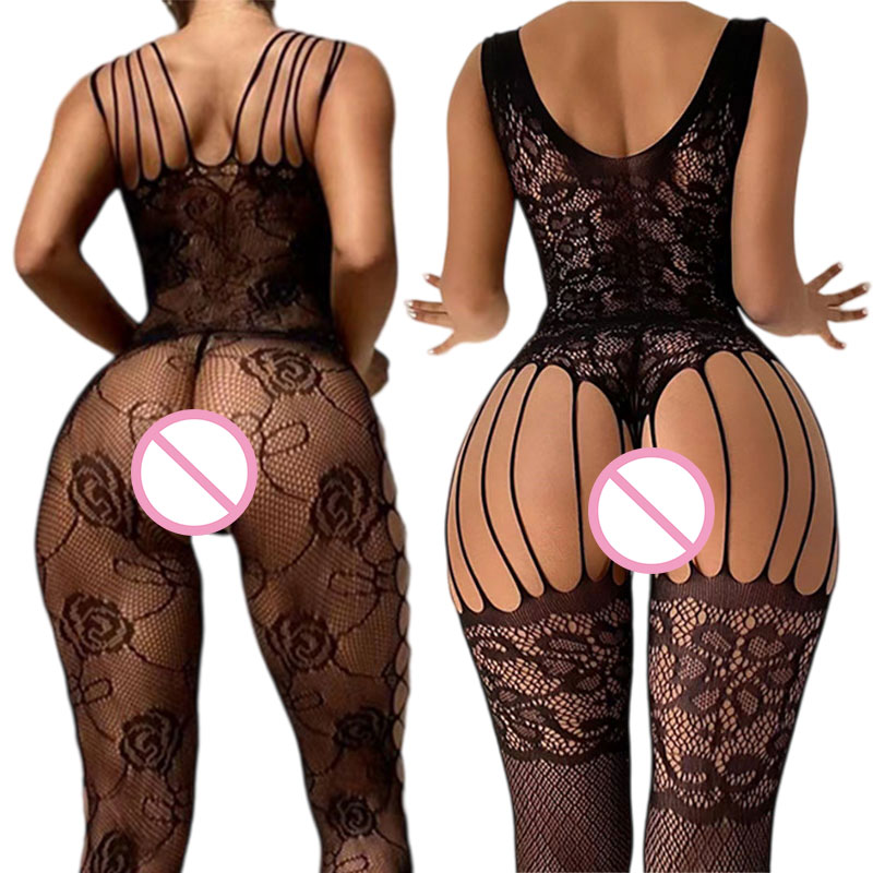Black Crotchless Soft Stretch  – Fishnet Stocking Women Bewertung und Preis