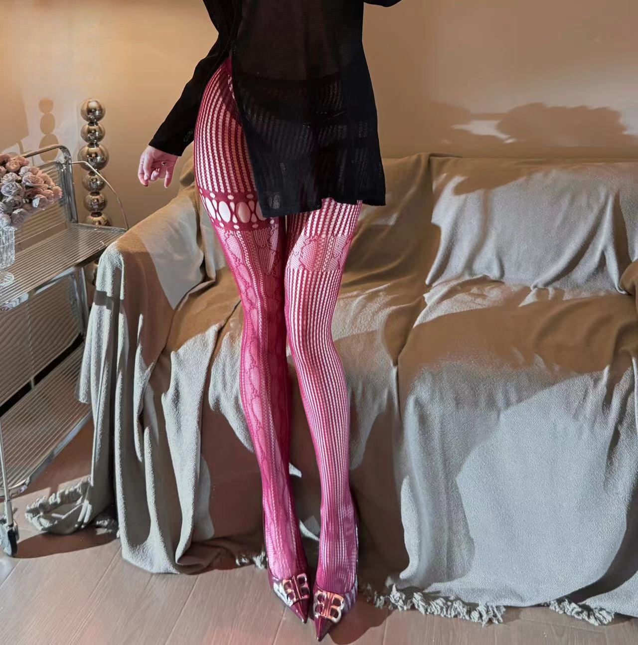 See-through Vintage AB-style L – Fishnet Stocking Women Bewertung und Preis