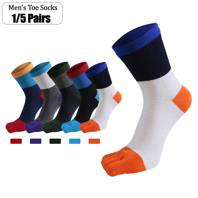 1/5 Pairs Men Five Finger Sock – Toe Sock Split Bewertung und Preis