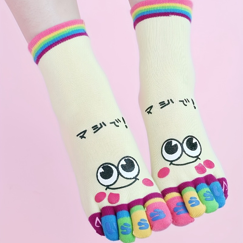 3pairs//Cartoon printed toe so – Toe Sock Split Bewertung und Preis