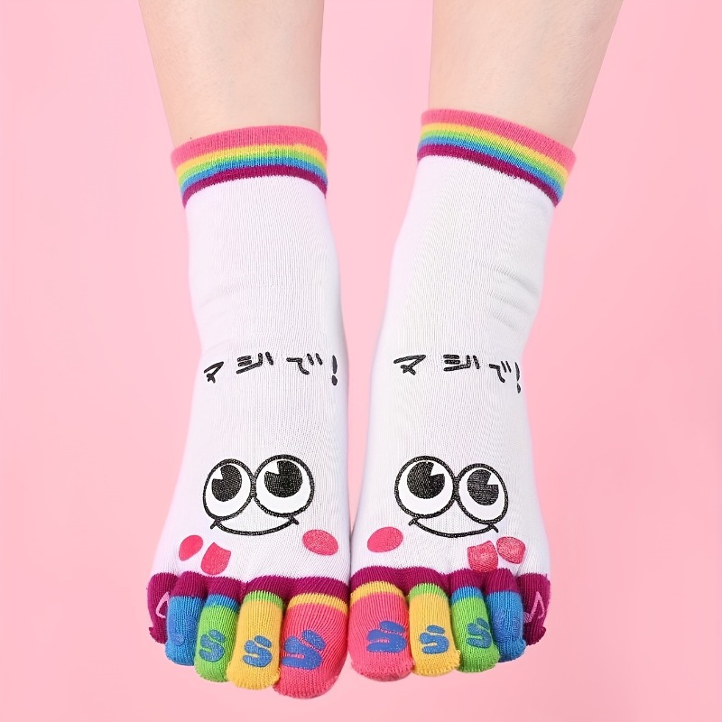 3pairs//Cartoon printed toe so – Toe Sock Split Bewertung und Preis