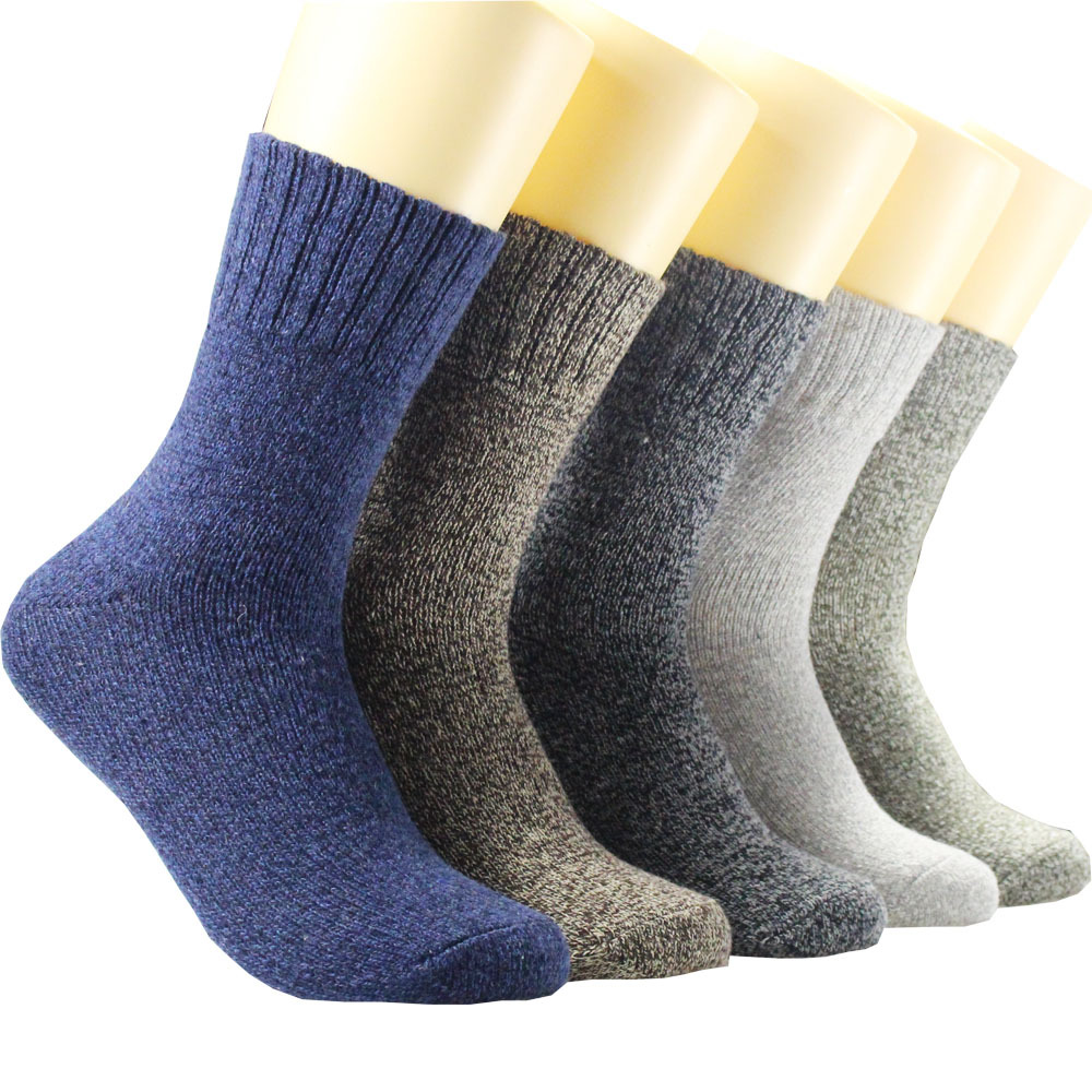 5 Pairs 1 Lot Men's Winter War – Cotton Crew Sock Pack Bewertung und Preis