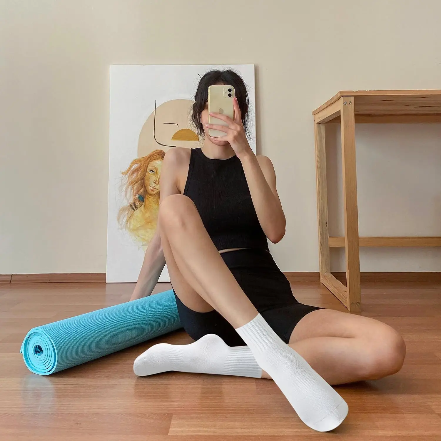 4 pairs of women's yoga socks, – Grip Sock Yoga Bewertung und Preis