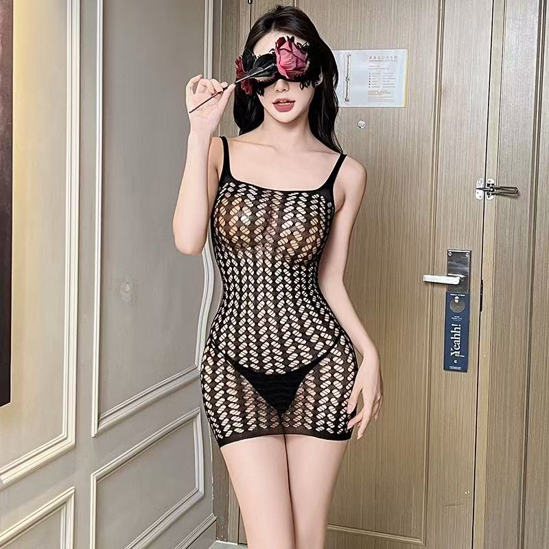 Sexy bodysuit with open crotch – Fishnet Stocking Women Bewertung und Preis