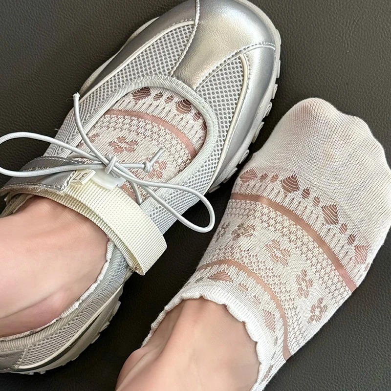 Lace Openwork Ballet Socks for – Invisibility Sock Loafer Bewertung und Preis