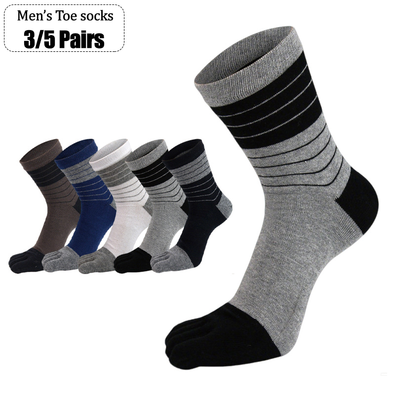3/5 Pairs Men Five Toe Crew So – Toe Sock Split Bewertung und Preis