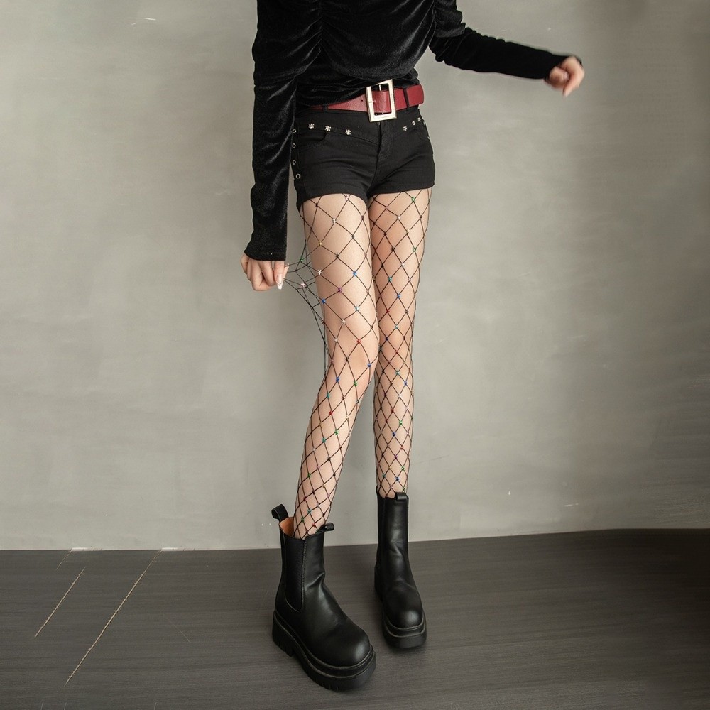 Y2K Colorful Fishnet Stockings – Fishnet Stocking Women Bewertung und Preis