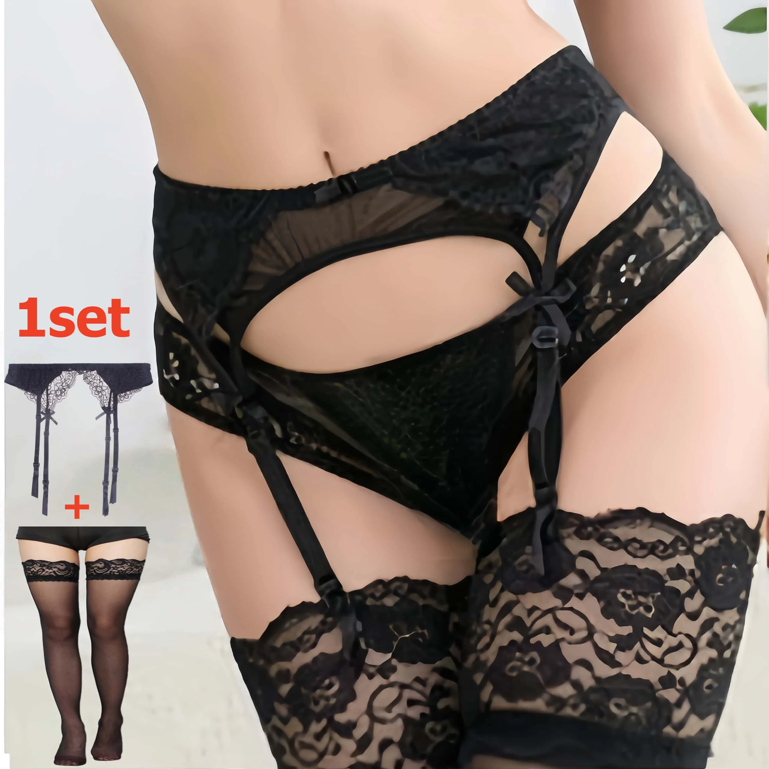 2PCS Women's Suspender Lace St – Tights Pantyhose Sheer Bewertung und Preis