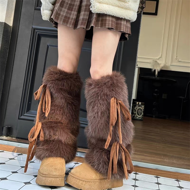 Faux Fur Leg Warmers for Women – Boot Sock Slouchy Bewertung und Preis
