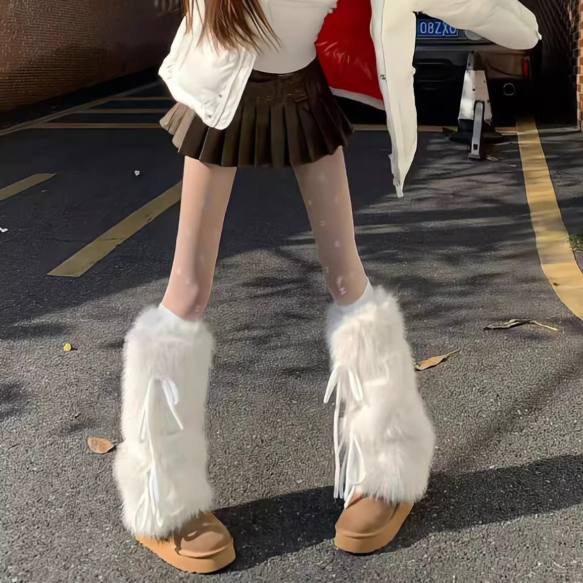 Faux Fur Leg Warmers for Women – Boot Sock Slouchy Bewertung und Preis