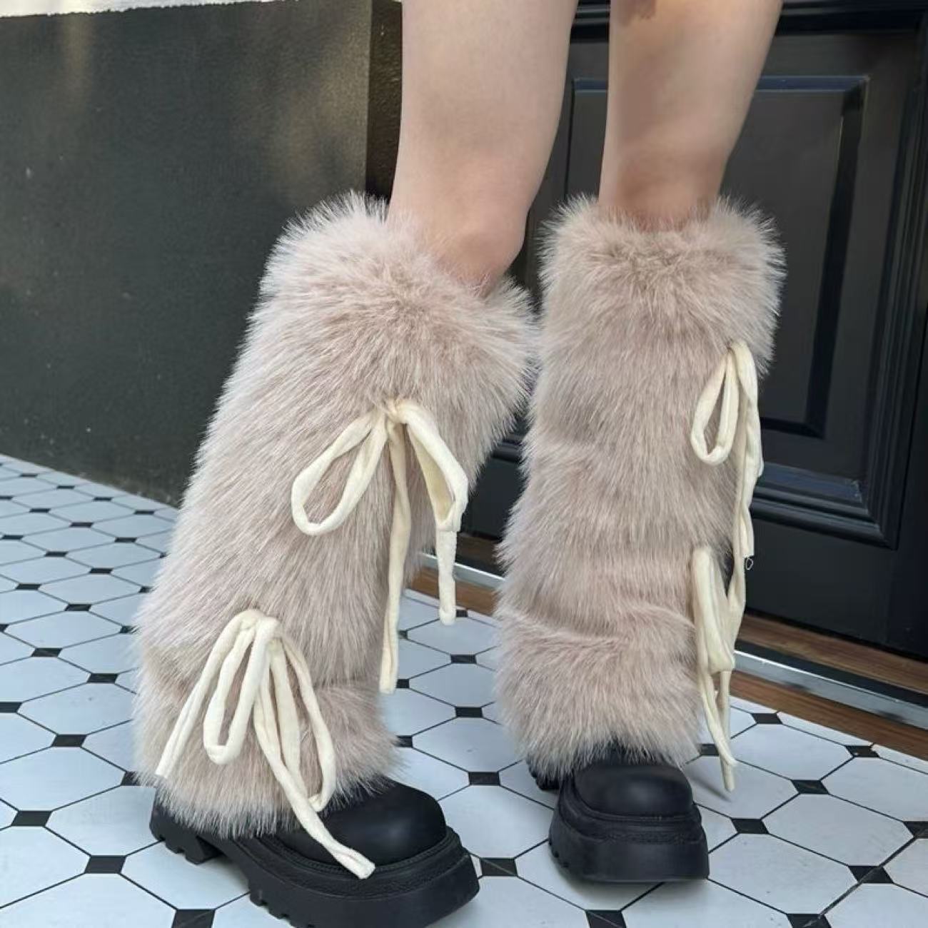 Faux Fur Leg Warmers for Women – Boot Sock Slouchy Bewertung und Preis