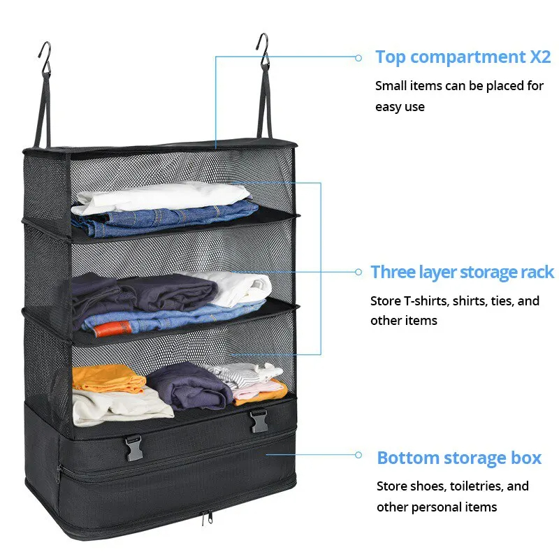 3-in-1 Travel Clothes Storage  – Sock Organizer Tray Bewertung und Preis