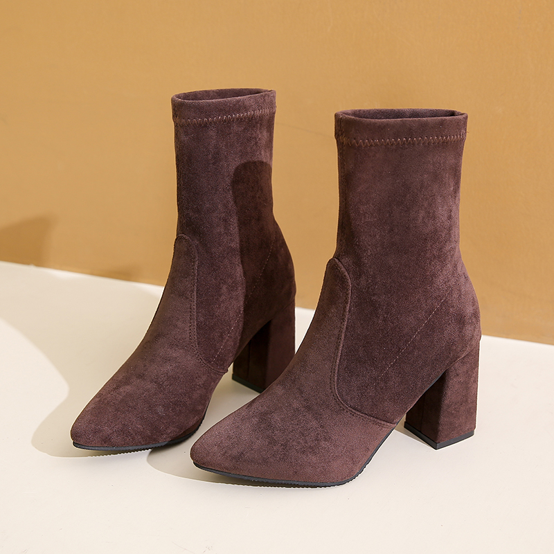 Winter new style chunky heel f – No Show Sock Women Bewertung und Preis
