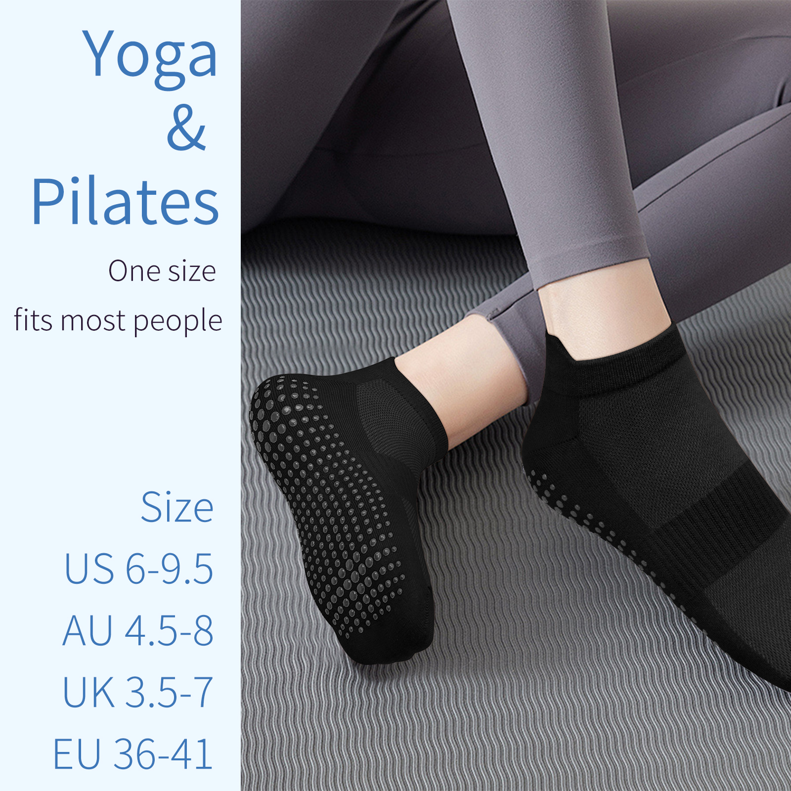 3 Pairs Yoga Socks Women Cotto – No Show Sock Women Bewertung und Preis
